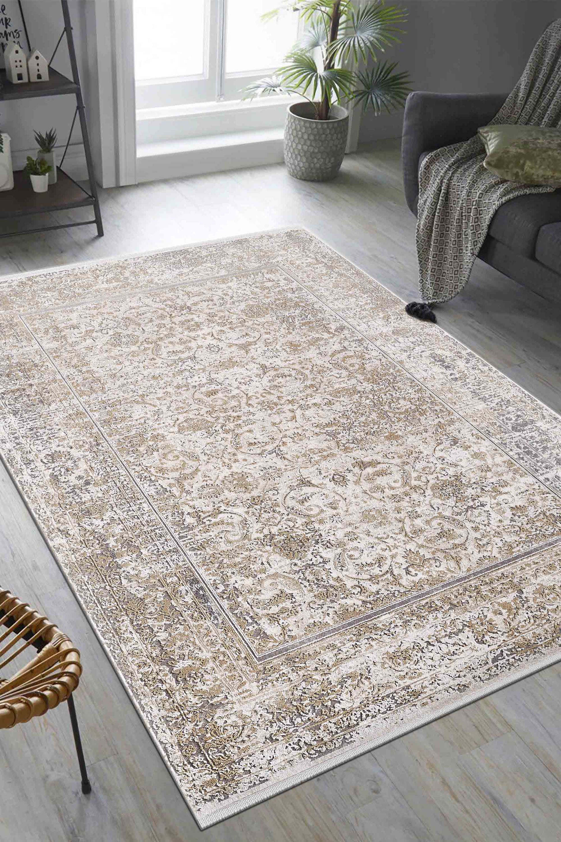 Royal Beyrut QB01B Salon Halısı — üstten görünüm