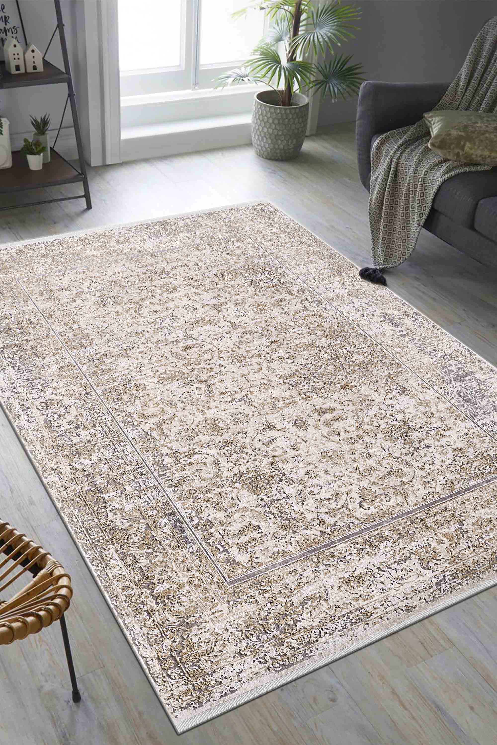 Royal Beyrut QB01B Salon Halısı — üstten görünüm