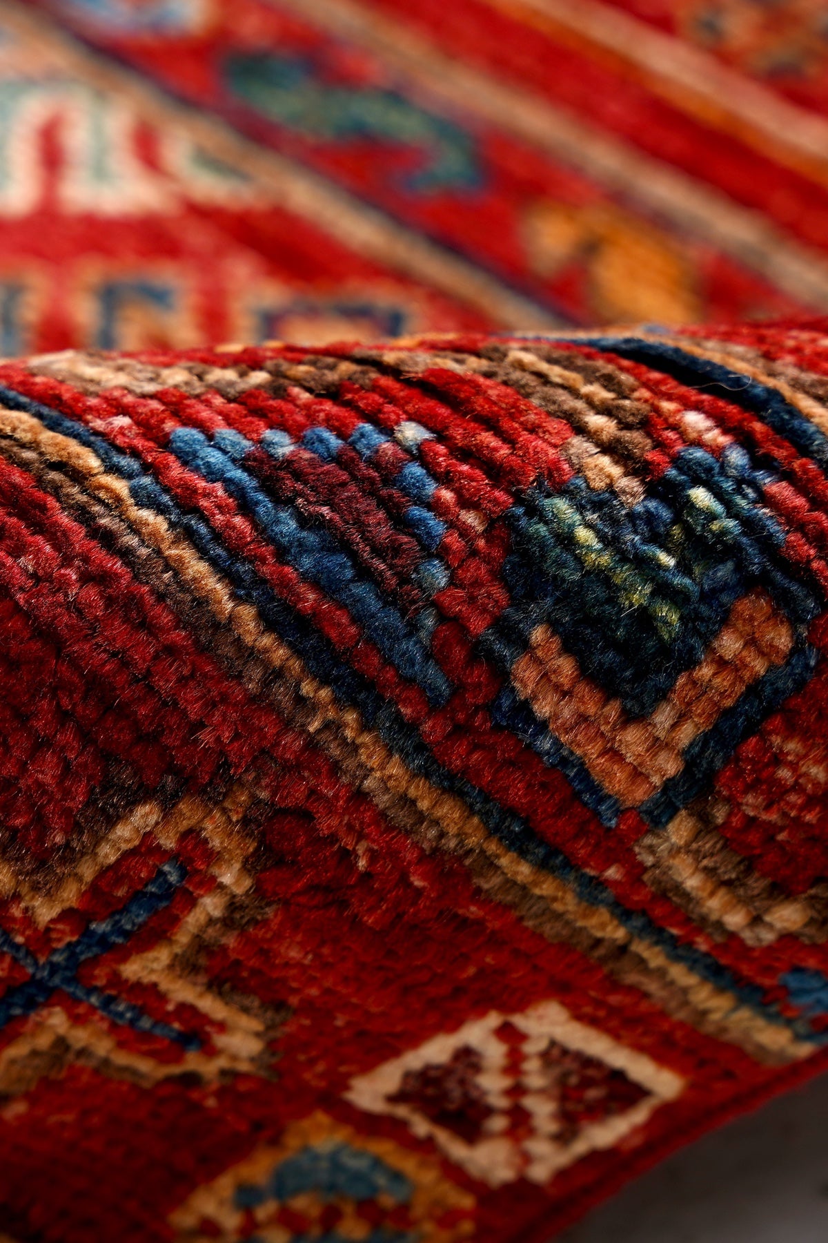 SHB Afgan Orjin El Dokuma Yün Halı — detay 3
