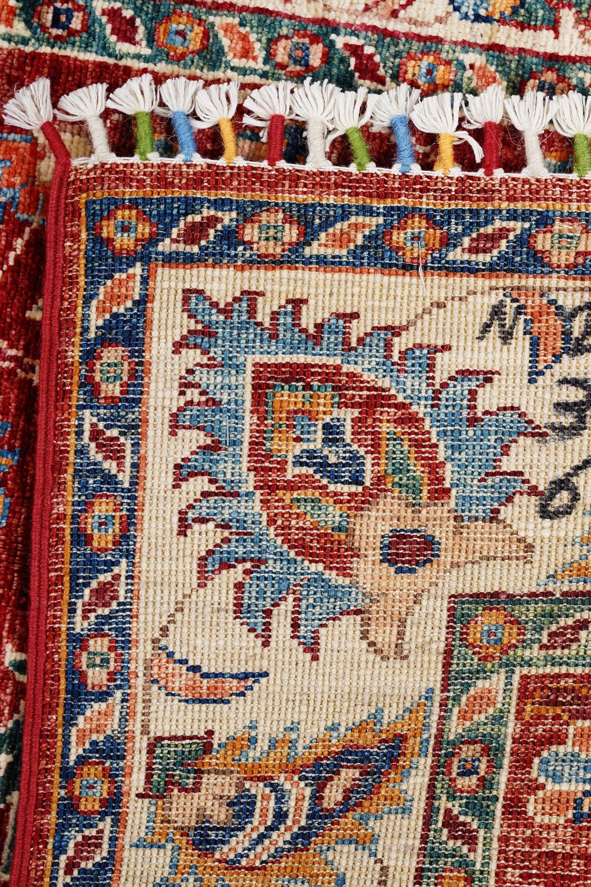 SHB Afgan Orjin El Dokuma Yün Halı — detay 4