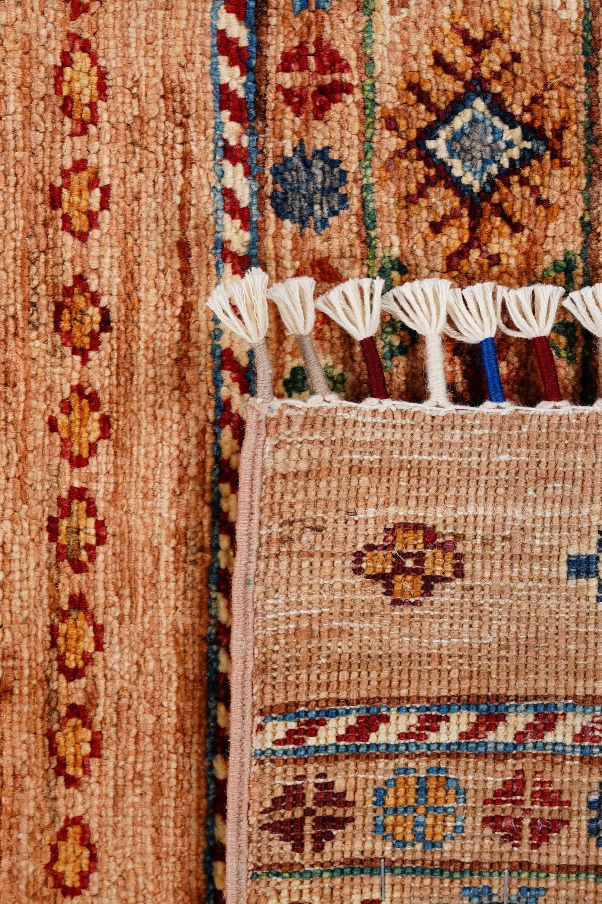 SHB Afgan Orjin El Dokuma Yün Halı — detay 4