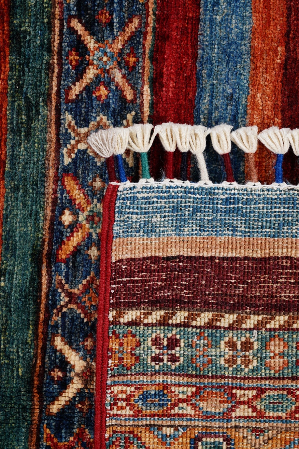 SHB Afgan Orjin El Dokuma Yün Halı — detay 5
