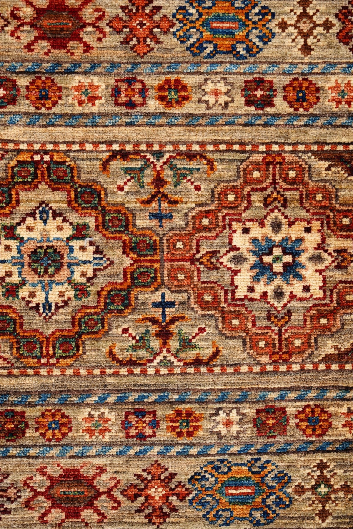 SHB Afgan Orjin El Dokuma Yün Halı — detay 1