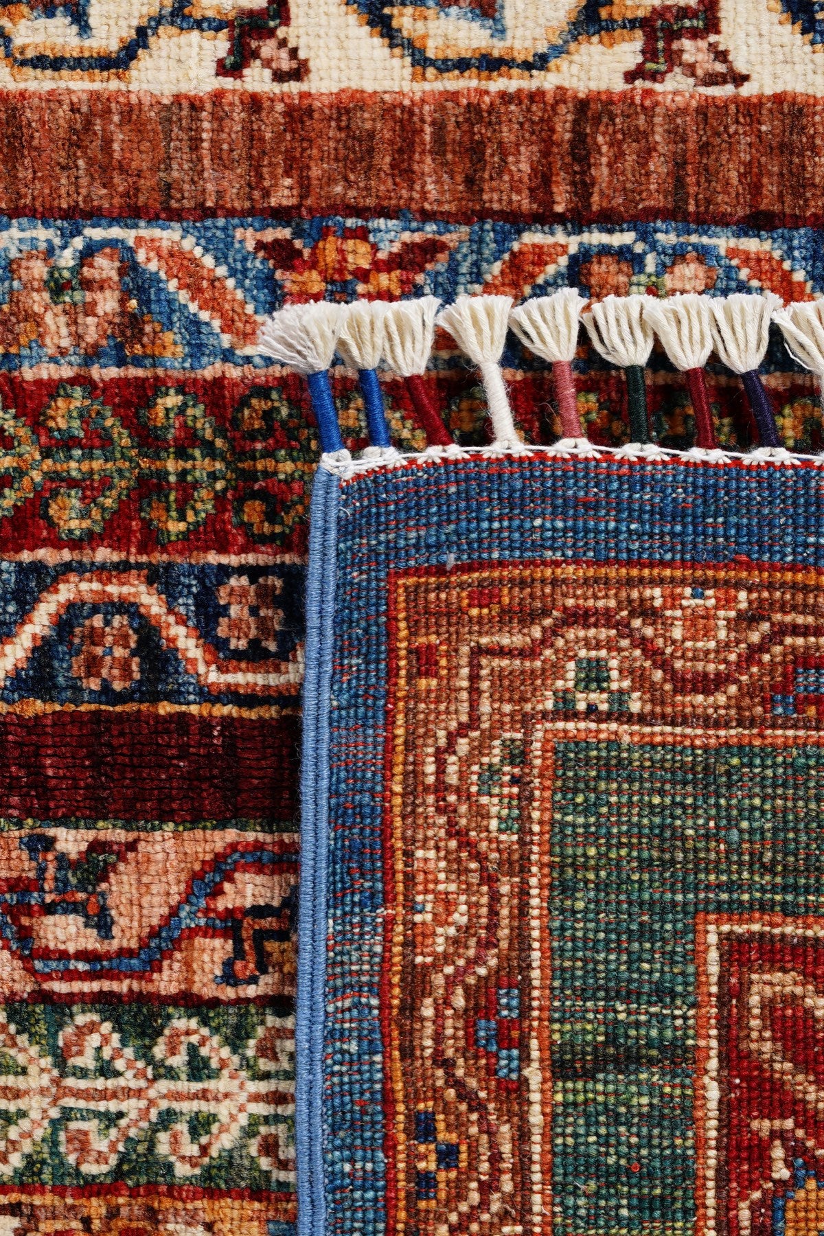 SHB Afgan Orjin El Dokuma Yün Halı — detay 4